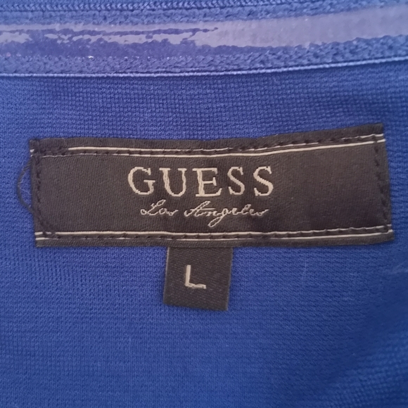 Royal Blue fitted Guess dress - Picture 4 of 5